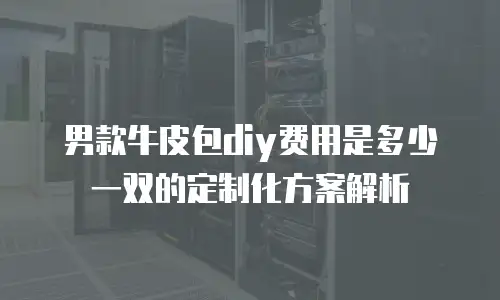 男款牛皮包diy费用是多少一双的定制化方案解析