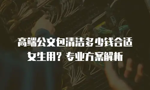 高端公文包清洁多少钱合适女生用？专业方案解析