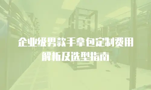 企业级男款手拿包定制费用解析及选型指南