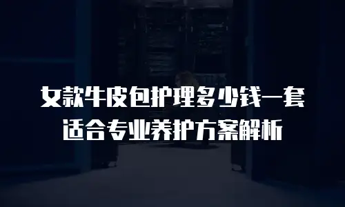 女款牛皮包护理多少钱一套适合专业养护方案解析