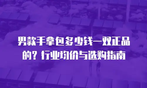 男款手拿包多少钱一双正品的？行业均价与选购指南