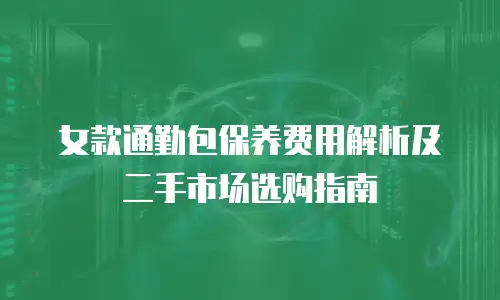 女款通勤包保养费用解析及二手市场选购指南