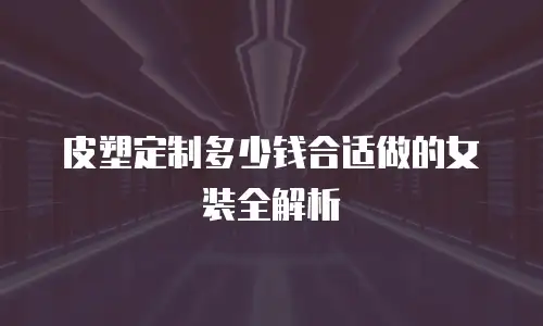 皮塑定制多少钱合适做的女装全解析