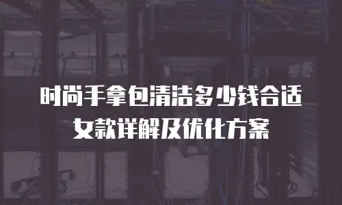时尚手拿包清洁多少钱合适女款详解及优化方案