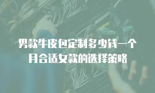 男款牛皮包定制多少钱一个月合适女款的选择策略
