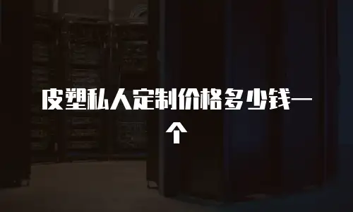 皮塑私人定制价格多少钱一个
