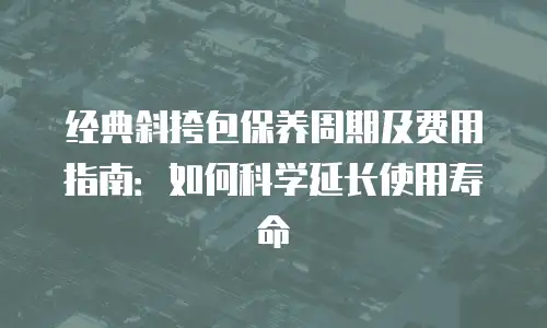 经典斜挎包保养周期及费用指南：如何科学延长使用寿命