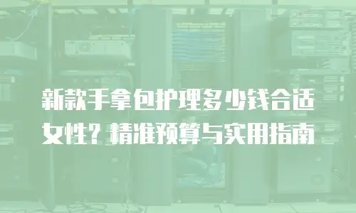 新款手拿包护理多少钱合适女性？精准预算与实用指南