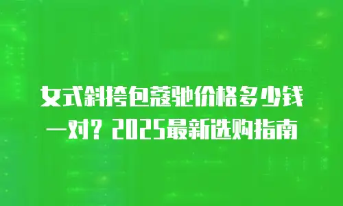 女式斜挎包蔻驰价格多少钱一对？2025最新选购指南