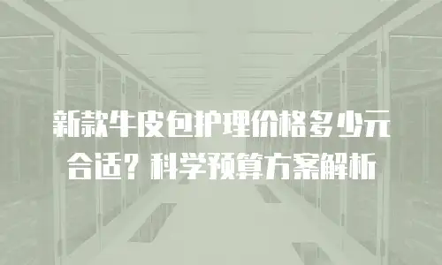 新款牛皮包护理价格多少元合适？科学预算方案解析