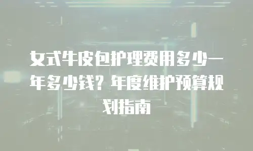 女式牛皮包护理费用多少一年多少钱？年度维护预算规划指南