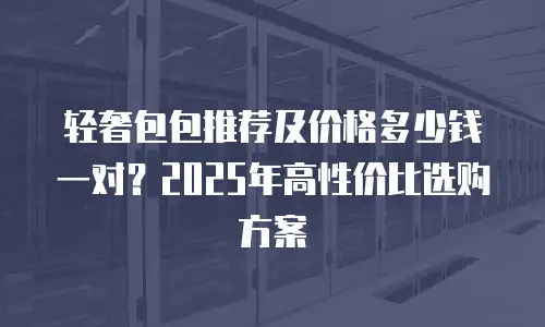轻奢包包推荐及价格多少钱一对？2025年高性价比选购方案