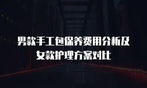 男款手工包保养费用分析及女款护理方案对比