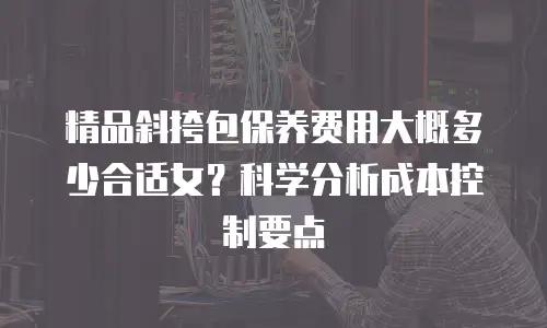 精品斜挎包保养费用大概多少合适女？科学分析成本控制要点