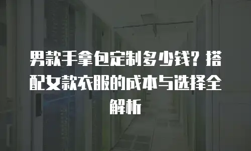 男款手拿包定制多少钱？搭配女款衣服的成本与选择全解析