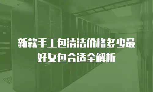 新款手工包清洁价格多少最好女包合适全解析