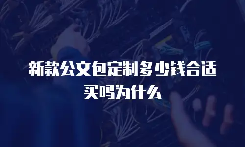 新款公文包定制多少钱合适买吗为什么
