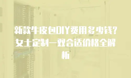 新款牛皮包DIY费用多少钱？女士定制一双合适价格全解析