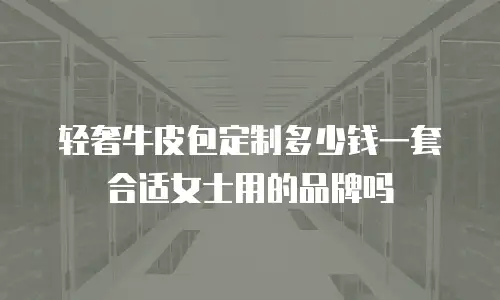 轻奢牛皮包定制多少钱一套合适女士用的品牌吗