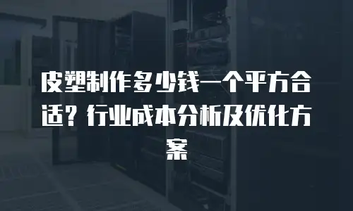 皮塑制作多少钱一个平方合适？行业成本分析及优化方案