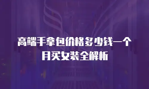高端手拿包价格多少钱一个月买女装全解析