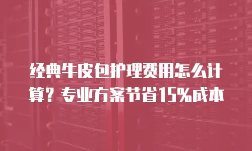 经典牛皮包护理费用怎么计算？专业方案节省15%成本