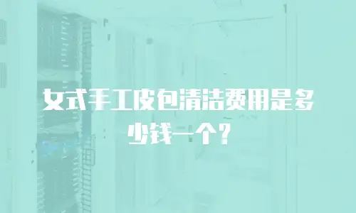女式手工皮包清洁费用是多少钱一个？