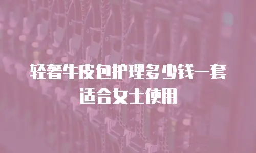 轻奢牛皮包护理多少钱一套适合女士使用