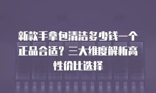 新款手拿包清洁多少钱一个正品合适？三大维度解析高性价比选择