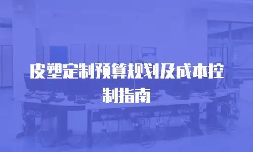 皮塑定制预算规划及成本控制指南