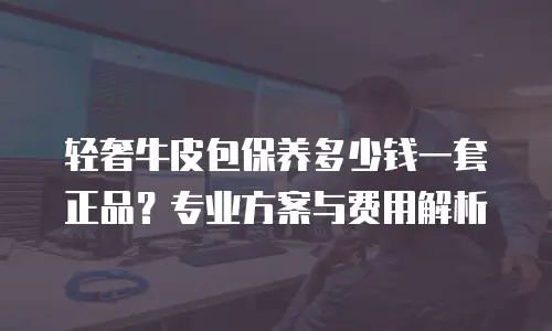 轻奢牛皮包保养多少钱一套正品？专业方案与费用解析