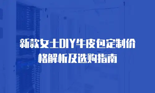 新款女士DIY牛皮包定制价格解析及选购指南