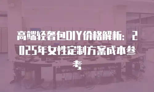 高端轻奢包DIY价格解析：2025年女性定制方案成本参考