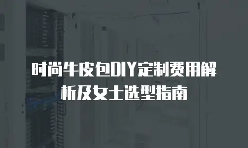 时尚牛皮包DIY定制费用解析及女士选型指南
