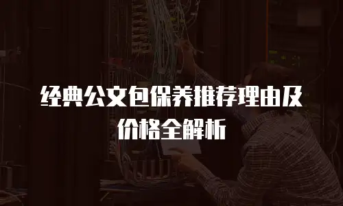 经典公文包保养推荐理由及价格全解析