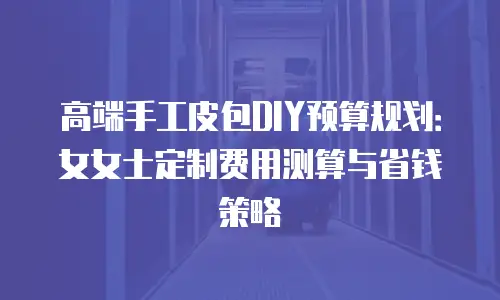 高端手工皮包DIY预算规划：女女士定制费用测算与省钱策略