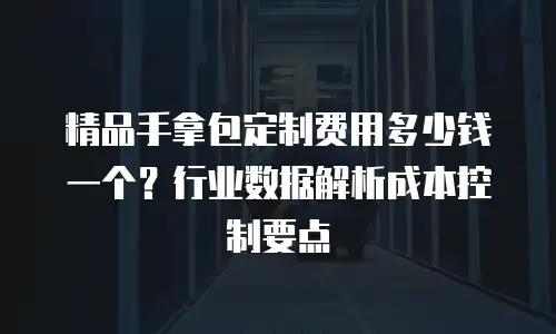 精品手拿包定制费用多少钱一个？行业数据解析成本控制要点