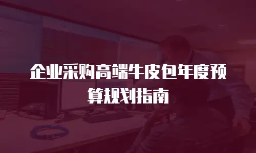 企业采购高端牛皮包年度预算规划指南