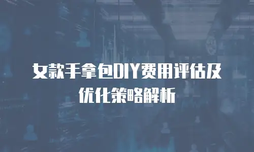 女款手拿包DIY费用评估及优化策略解析