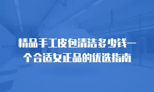精品手工皮包清洁多少钱一个合适女正品的优选指南