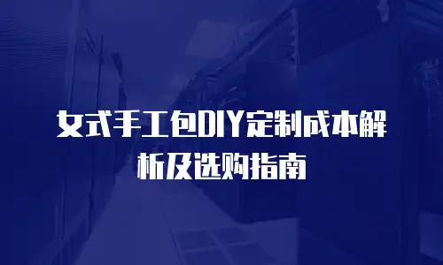 女式手工包DIY定制成本解析及选购指南