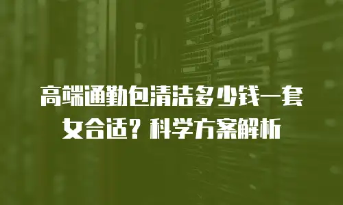 高端通勤包清洁多少钱一套女合适？科学方案解析
