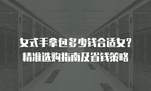 女式手拿包多少钱合适女？精准选购指南及省钱策略