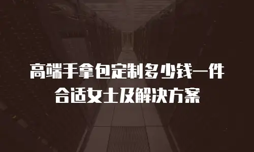 高端手拿包定制多少钱一件合适女士及解决方案