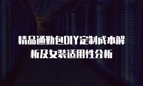 精品通勤包DIY定制成本解析及女装适用性分析