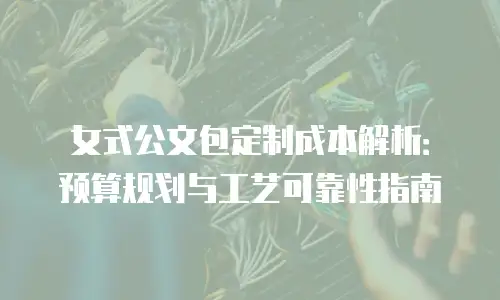 女式公文包定制成本解析：预算规划与工艺可靠性指南