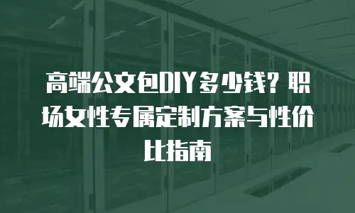 高端公文包DIY多少钱？职场女性专属定制方案与性价比指南