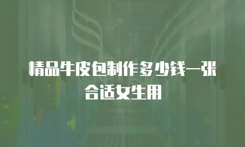 精品牛皮包制作多少钱一张合适女生用