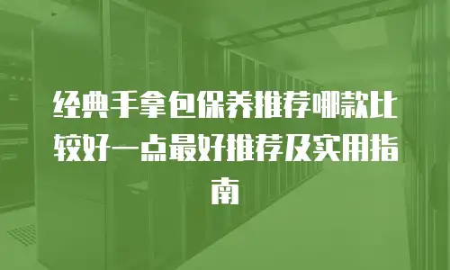 经典手拿包保养推荐哪款比较好一点最好推荐及实用指南