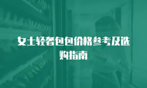 女士轻奢包包价格参考及选购指南